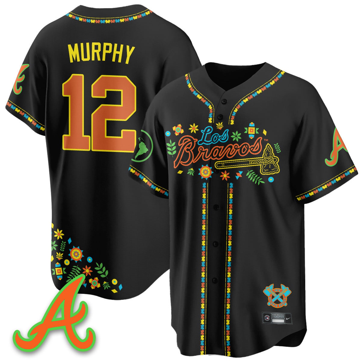 Women's Atlanta Braves 2025 "Los Bravos" Jersey - All Stitched