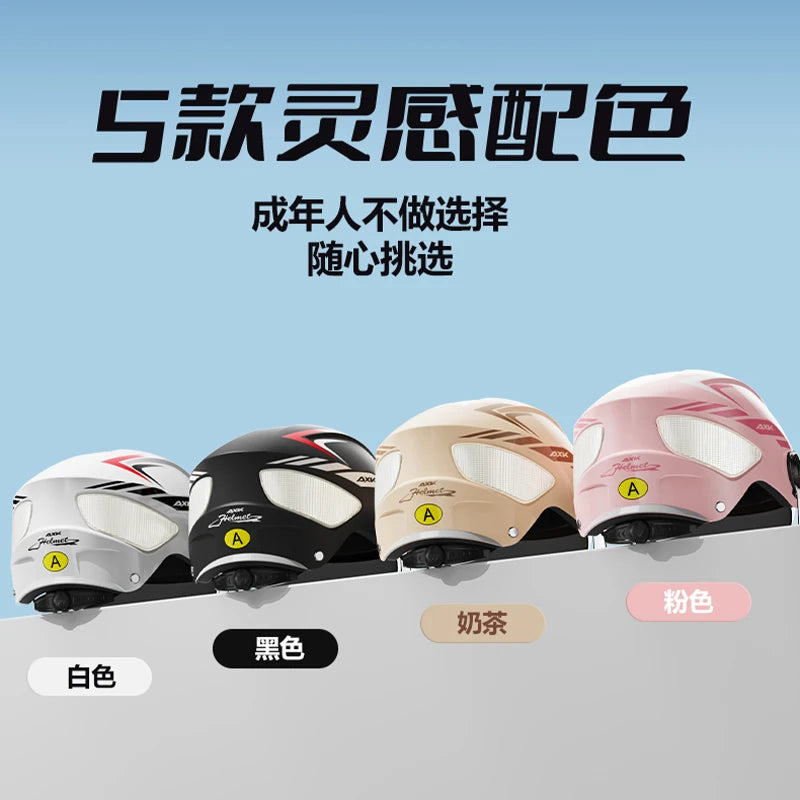 Summer Cycling Helmet With Goggles Lens Ear Protection Reflective Sticker Bicycle Helmet MTB Road E-Bike Bike Helmet For Adult