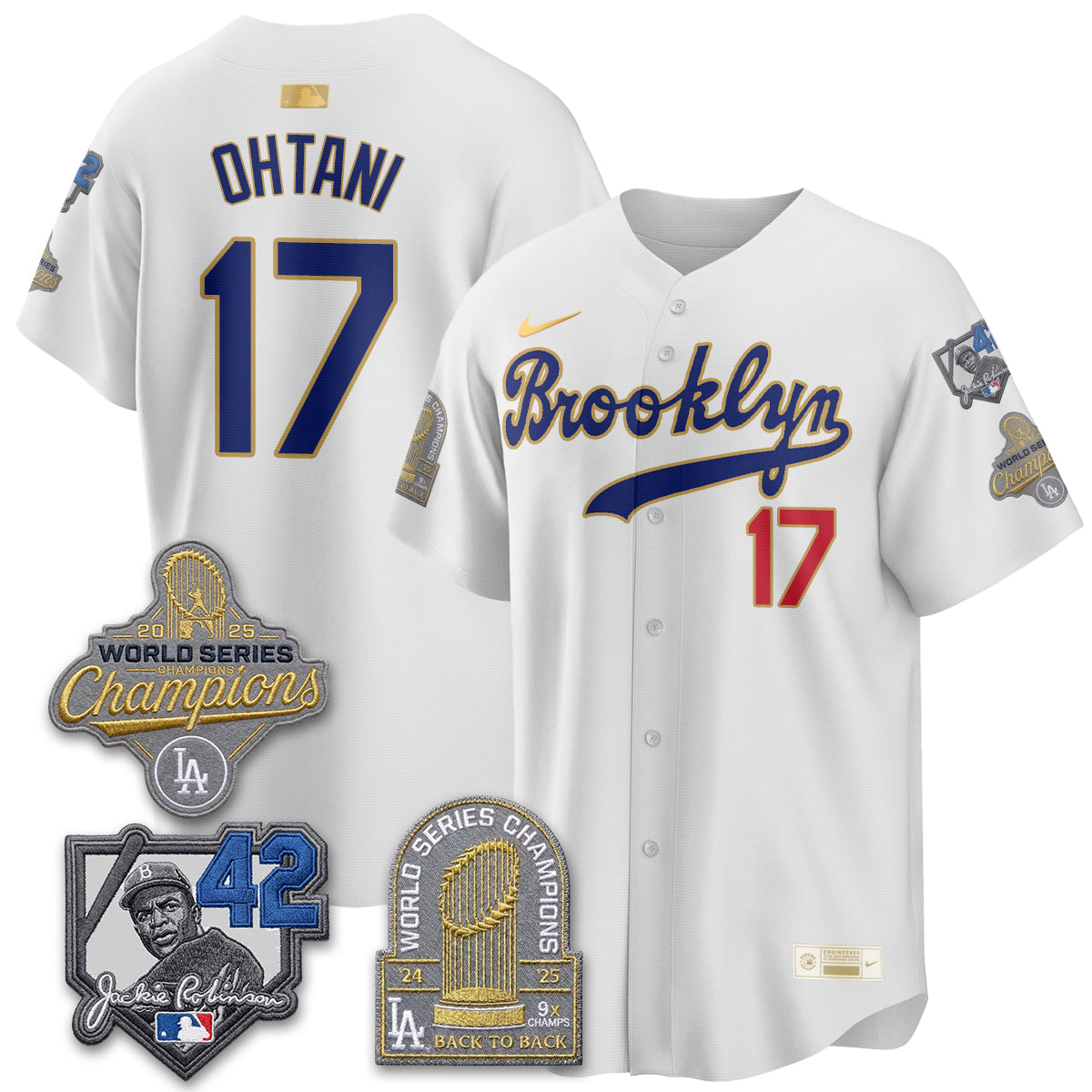 LAD 2026 Brooklyn Jackie Robinson Limited Jersey - All Stitched