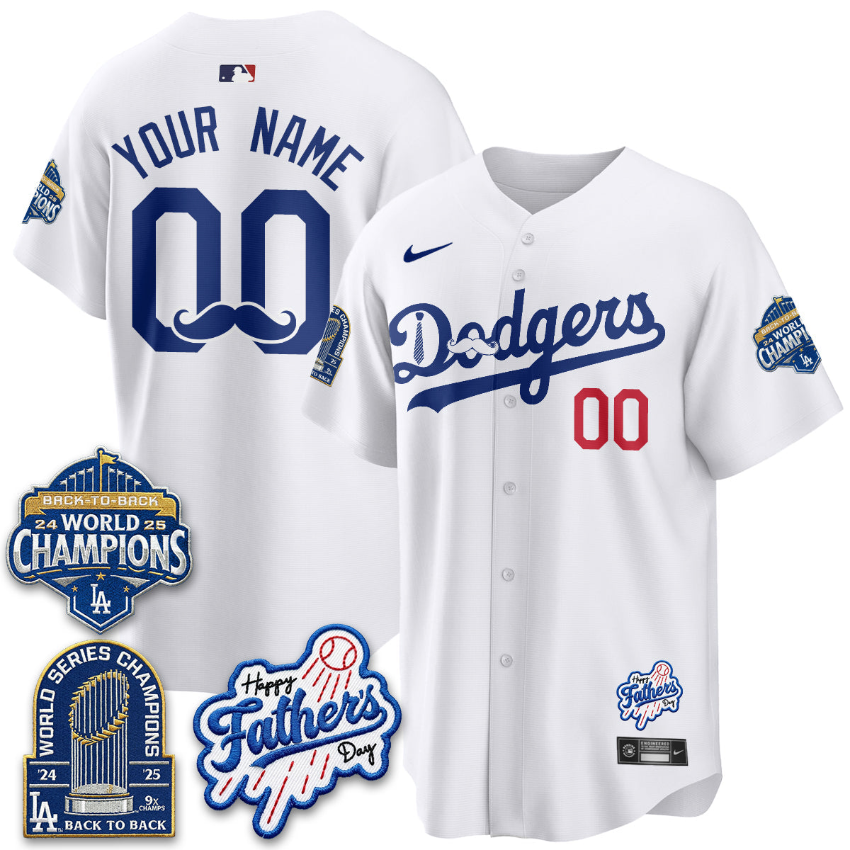 LAD Happy Father Day 2026 Custom Jersey - Stitched
