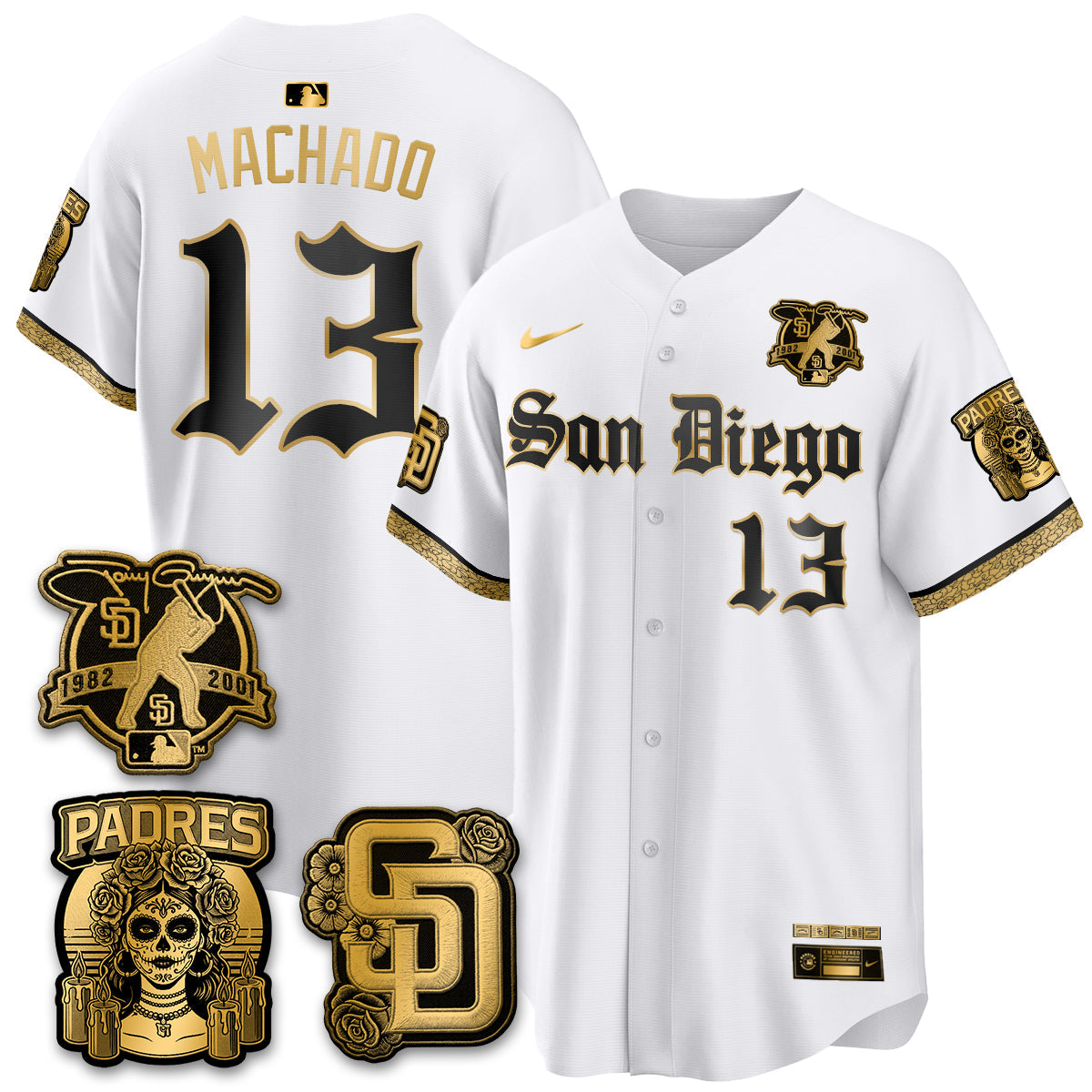 SD 2026 City Connect x Tony Gwynn Patch Vapor Premier Limited Jersey - All Stitched - V2