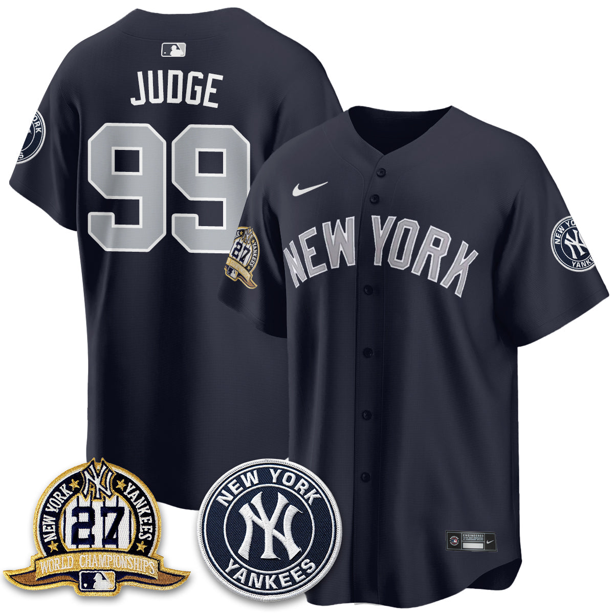 NYY Alternate Jersey - All Stitched