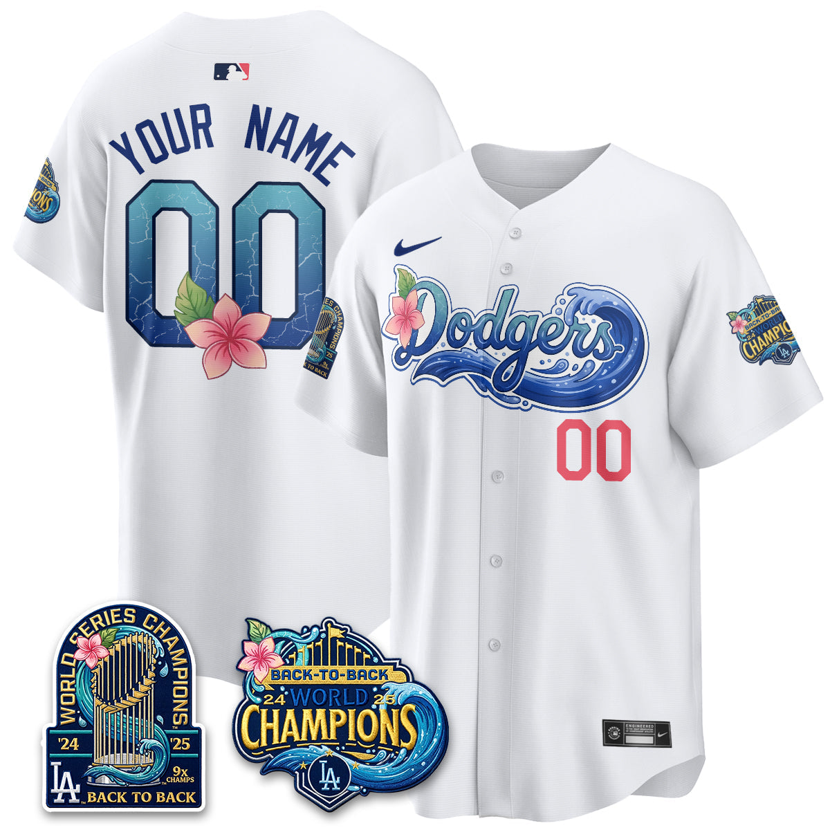 LAD Aloha Spirit Vapor Limited Custom Jersey - All Stitched