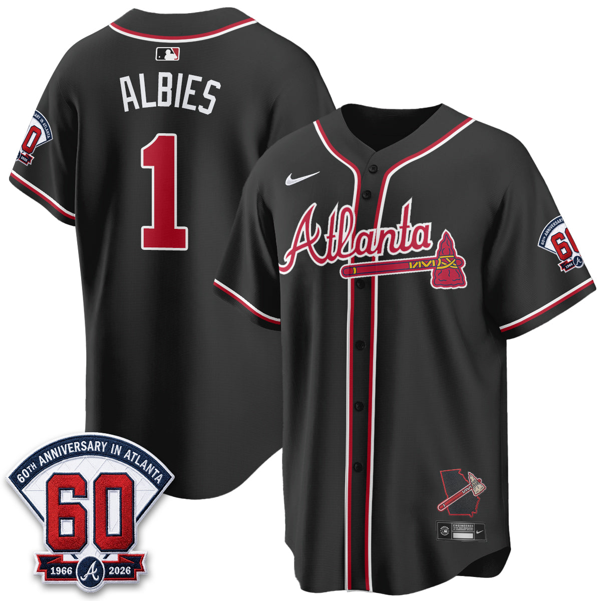 ATL 2026 Black Out Style Vapor Limited Jersey - All Stitched