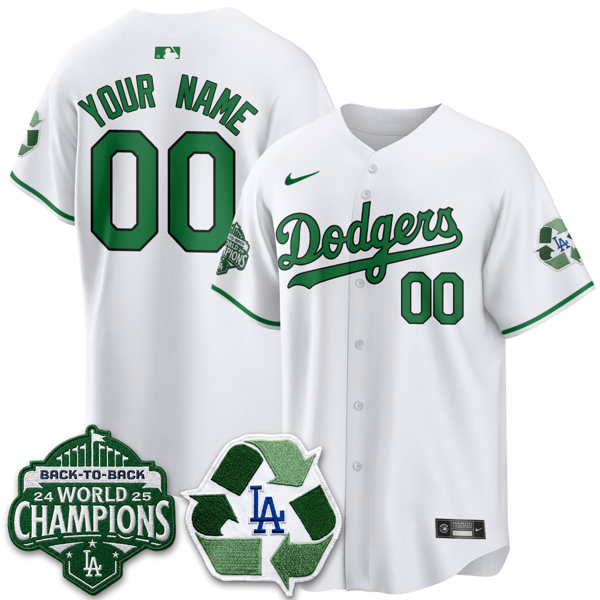LAD Happy Earth Day Vapor Custom Jersey -All Stitched
